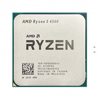 Prosesor AMD R5 4500 Socket AM4 3200 MHz 6-Core dengan Grafis Radeon Vega Mendukung Motherboard AM4 Bekas