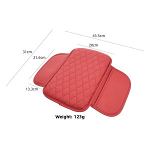 Housse de protection universelle en cuir <span class=keywords><strong>pour</strong></span> accoudoir de <span class=keywords><strong>voiture</strong></span>, avec poches latérales, multifonctionnelle, <span class=keywords><strong>pour</strong></span> siège central, modèle 28Y2 - Product Image 3