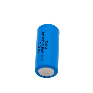 Baterai Lithium LiMn2O4 Solid State 3.6v 2/3AA ER14335 1600mah Non Rechargeable, Energi Tinggi 1000 Siklus untuk Peralatan Listrik - Product Image 1