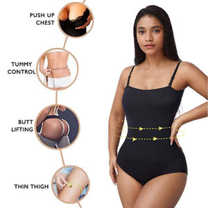 Body de mujer con correa extraíble Control de barriga T Back Shapewear Fajas de mujer Body Control de barriga Levantador de glúteos - Product Image 5