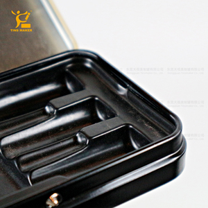 Tinsmaker Nhà Máy Tùy Chỉnh In Ấn Trẻ Em Kháng Hộp Thiếc OEM & Odm Pre-Cuộn Thuốc Lá Bạc Hà Ngọt Ngào Kẹo Con Bằng Chứng Hộp Thiếc - Product Image 5