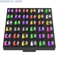 Luz LED Matrix RGBW de 36x12W para Interiores IP20, Cuerpo de Aluminio con Controlador DMX RDM para Espectáculos en Vivo, DJ, Discotecas, Bodas