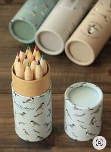 شكل مخصص منقوش أنبوب ترويحي أو صندوق دائري ورق تغليف هدايا أقلام الرصاص - Product Image 2