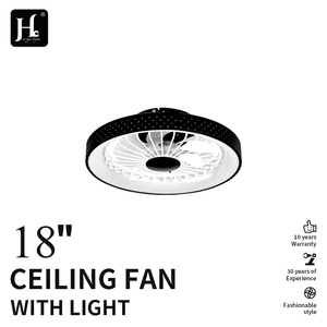 18 inch bedroom embedded intelligent <b>dimmable</b> 3-color modern bladeless <b>LED</b> <b>ceiling</b> fan with <b>light</b> and remote control - Product Image 2
