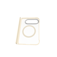Coque de téléphone Frosting pour iPhone Duo, TPU PC transparente, magnétique, compatible avec la charge sans fil, design simple, logo personnalisé