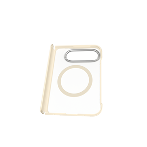 เคสโทรศัพท์แบบใส Frosting สำหรับ iPhone Duo TPU PC  ฝาหลังแม่เหล็กสำหรับ iPhone Fold รองรับการชาร์จไร้สาย ดีไซน์เรียบง่าย รับทำโลโก้ตามสั่ง - Product Image 3