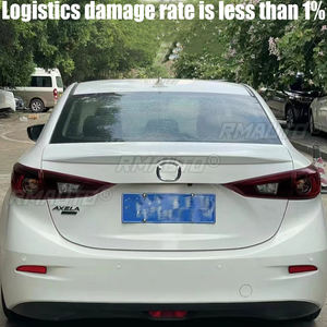 Aileron de coffre arrière en plastique ABS, accessoires de voiture compatibles avec Mazda 3 Axela berline 4 portes 2014 2015 2016 2017 - Product Image 2