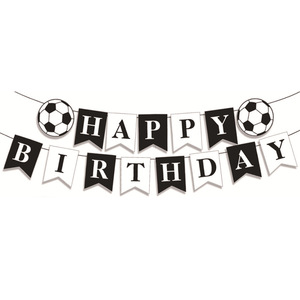 Décorations de fête pour enfants DAMAI, thème football, assiettes en papier, fournitures de fête jetables, ensemble de vaisselle de fête, gobelets, serviettes, nappe, bannière - Product Image 3