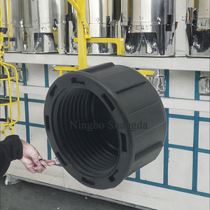 Tapón de tubo de PVC de fábrica china, tapón de drenaje de agua liso, tapas de plástico al por mayor con rosca hembra interna - Product Image 1