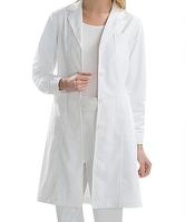 Blouse de laboratoire à manches longues 100% coton antistatique, respirante et anti-rides pour laboratoire médical pharmacie