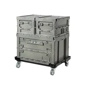 Biumart Portable Foldable Home Kitchen Camping Storage Organizer Box Other Car Storage Organization With Lids