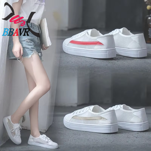 Zapatos Deportivos Blancos para Mujer, Estilo Casual, Transpirables, para Estudiantes, de PVC y Microfibra, Ligeros y Modernos, con Malla, Novedad 2021 - Product Image 4
