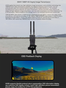 Module de cartographie numérique SIYI HM30 HD 1080P avec enregistrement sur carte 5.8G et liaison de retour OSD 30KM - Product Image 3