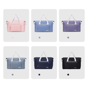 Wholesale Duffle <strong>Bag</strong> Custom Logo Large Capacity Waterproof Solid Color Foldable Outdoor Travel <strong>Bags</strong> for Clothes Storage - Product Image 4