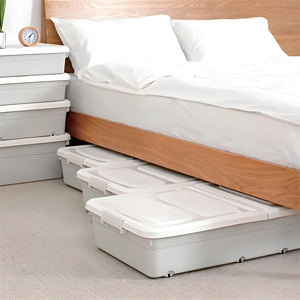 Bolsas de Almacenamiento Plegables de Plástico al por Mayor, Organizador Bajo Cama con Ruedas y Capacidad de 35L para Armario, Guardarropa, Ropa y Dormitorio - Product Image 4