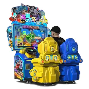 Münz betriebene Kinder lustiges Autofahren Rennspiele Maschinen simulator Arcade Simulator Fahr spiel maschine Zum Verkauf