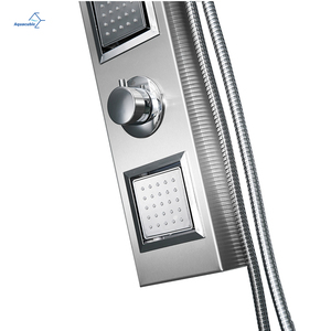 Colonne de douche en acier inoxydable 304 nickel brossé avec jets de pluie et jets spa - Product Image 4