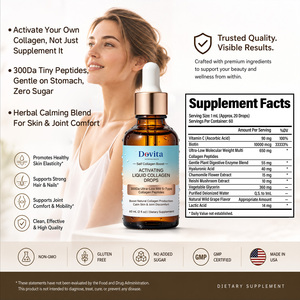 Sugar-<b>Free</b> Collagen Peptide Oral Liquid for <b>Weight</b> Management and Skin Glow Wholesale Factory Custom OEM Private Labeling - Product Image 2
