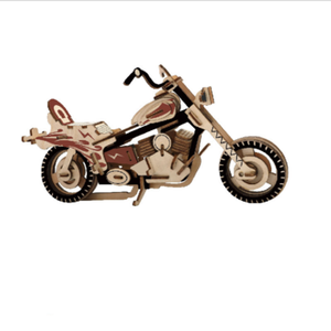 Puzzle <span class=keywords><strong>3D</strong></span> en bois pour enfants, jouets éducatifs, modèles <span class=keywords><strong>de</strong></span> <span class=keywords><strong>moto</strong></span>, bricolage, livraison gratuite, pièces - Product Image 3