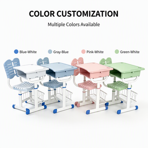 Bureau et chaise d'étudiant <span class=keywords><strong>de</strong></span> haute qualité, mobilier scolaire, table d'étudiant, mobilier <span class=keywords><strong>de</strong></span> salle <span class=keywords><strong>de</strong></span> classe, table et chaise <span class=keywords><strong>de</strong></span> lecture pour enfants et étudiants - Product Image 4