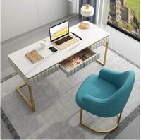 Nouvelle table en marbre à grande planche Bureau d'ordinateur Bureau de patron moderne simple Bureau du président