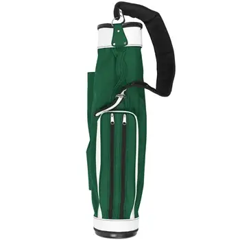OEM ODEM लच्छेदार कैनवास गोल्फ क़ीमती सामान बैग छोटे पेंसिल गोल्फ बैग रविवार गोल्फ बैग