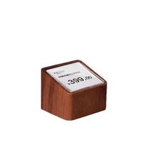 Porte-étiquettes en bois massif, support de présentation pour cartes de prix, présentoir de menu de table pour restaurant, café, boutique