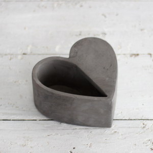 กระถางซีเมนต์อวบน้ำพร้อมช่องระบายน้ำ,รูปหัวใจสีสวยสไตล์สร้างสรรค์สำหรับตกแต่งสวนในบ้าน - Product Image 3