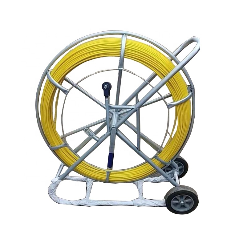 10m-500m Fiberglass <strong>Cable</strong> <strong>Guide</strong> Roller <strong>Underground</strong> Detectable Duct Rodder
