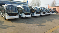 Minibus touristique électrique de batterie de la puissance 14 passagers de la puissance 72V de l'usine chinoise Bus et voiture de long kilométrage