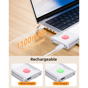 Aigostar ricaricabile LED armadio luce sensore di movimento 1100mAh LED cucina di stoccaggio 3000K temperatura colore 12V tensione di ingresso PC - Product Image 6