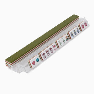 Fichas de Mahjong Personalizadas Pintadas a Mano, Juego de Fichas de Mahjong Grabadas de Lujo, Juego de Fichas de Mahjong Americanas - Product Image 6