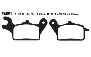 Plaquettes de frein semi-métalliques pour Suzuki UK110 <span class=keywords><strong>Yamaha</strong></span> Tricity 125 Honda Dunk 2015-2019 Motos de motocross - Product Image 6