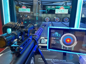 Yulong Sports pistolet de tir réel maître Q4 modèle monnayeur anglais tir Arcade simulateur pistolet jeu Machine 1-4 joueurs - Product Image 4