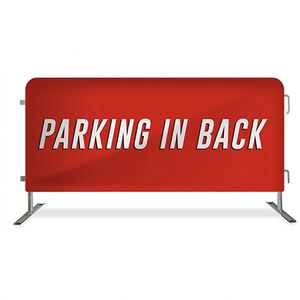 Barrera Portátil de Malla de Poliéster y Vinilo, Cubierta para Valla, Pancarta Premium para Eventos Deportivos al Aire Libre, Control de Multitudes - Product Image 2