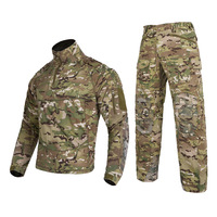 Ensemble de combinaison respirante pour homme, vêtements de sécurité A6, uniforme tactique, fermeture éclair imperméable, vêtements de chasse pour les sports de plein air