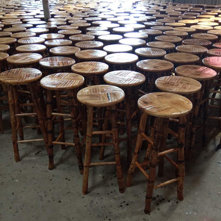Bambus Barhocker fr Restaurants  Modernes Mbel fr Gastronomie und Garten