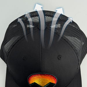 Gorra Trucker de Malla con Parche de Cuero y Logotipo Personalizado, Estilo Vintage, Snapback, Hip Hop, para Pesca y Deportes al Aire Libre, Venta al por Mayor - Product Image 5