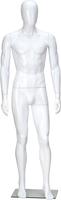 Maniquí de Exhibición de Lujo para Tienda de Moda, Masculino, Blanco, Musculoso, de Cuerpo Completo, de Plástico, en Posición de Pie, 185 cm, Estilo Europeo, Marca Luoben