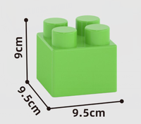 Blocs Géants pour Tout-Petits, Grandes Briques de Construction en Plastique pour Enfants, Blocs Empilables Énormes pour la Jeunesse