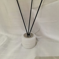 Diffuseur de parfum en marbre naturel de luxe avec logo personnalisé STONEKOCC, conteneur cylindrique en marbre, bouteille d'aromathérapie, ornement parfumé
