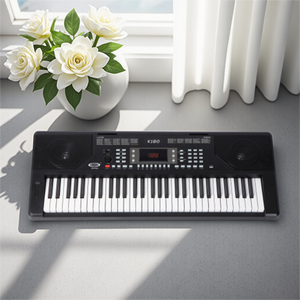 Aierke K180 đàn piano kỹ thuật số 61 phím đáp ứng với hướng dẫn rõ ràng cho việc học - Product Image 2