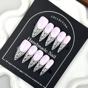 Vente en gros <span class=keywords><strong>d</strong></span>'<span class=keywords><strong>ongles</strong></span> en acrylique ABS <span class=keywords><strong>de</strong></span> haute qualité 3D pressés à la main Application <span class=keywords><strong>de</strong></span> luxe pour les doigts <span class=keywords><strong>Prix</strong></span> <span class=keywords><strong>d</strong></span>'usine - Product Image 3