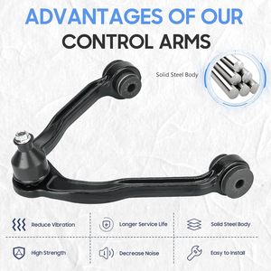 Nuevo Kit de Suspensión ILONPA con Brazos de Control Superiores Delanteros, Rótulas de Acero Aleado y Barras de Acoplamiento para Chevrolet Silverado Avalanche 1999-2006 - Product Image 3