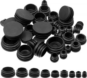 Bouchons en plastique pour trous de moulage, embouts de tuyauterie à montage encastré, capuchons d'extrémité de tube pour pieds de meubles d'extérieur en métal ou en bois - Product Image 1