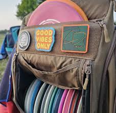 Nhà Máy Trực Tiếp Tùy Chỉnh Thiết Kế Thêu Các Bản Vá Lỗi Cho Đĩa Golf Túi Chất Lượng Cao Chất Liệu Polyester - Product Image 3