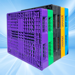 Nhiệm Vụ Nặng Nề Công Nghiệp HDPE Euro Hậu Cần <span class=keywords><strong>Pallet</strong></span> Stackable Nhựa <span class=keywords><strong>Pallet</strong></span> 1200*1000*150Mm Tăng Cường Đôi Phải Đối Mặt Với <span class=keywords><strong>Pallet</strong></span> - Product Image 1
