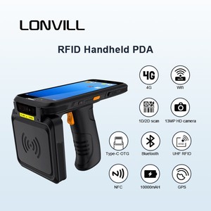 LONVILL android pda 2d scanner de codes à barres pda entrepôt, portable pda 1d 2d qr barcodescanner inventaire <span class=keywords><strong>mob</strong></span> - Product Image 2