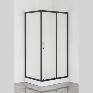Cabine <span class=keywords><strong>de</strong></span> <span class=keywords><strong>douche</strong></span> à porte <span class=keywords><strong>coulissante</strong></span> avec plateau, design rentable, taille et couleur personnalisables, vente en gros pour les projets <span class=keywords><strong>de</strong></span> construction - Product Image 1