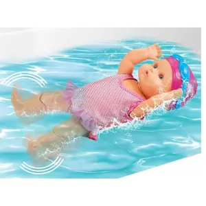 New Design Kids Pretend Fashion Baby Swimming Doll For Baby Bathing Play